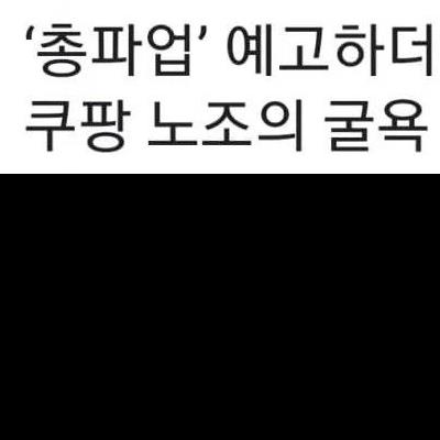 쿠팡노조총파업충격적근황ㄷㄷ